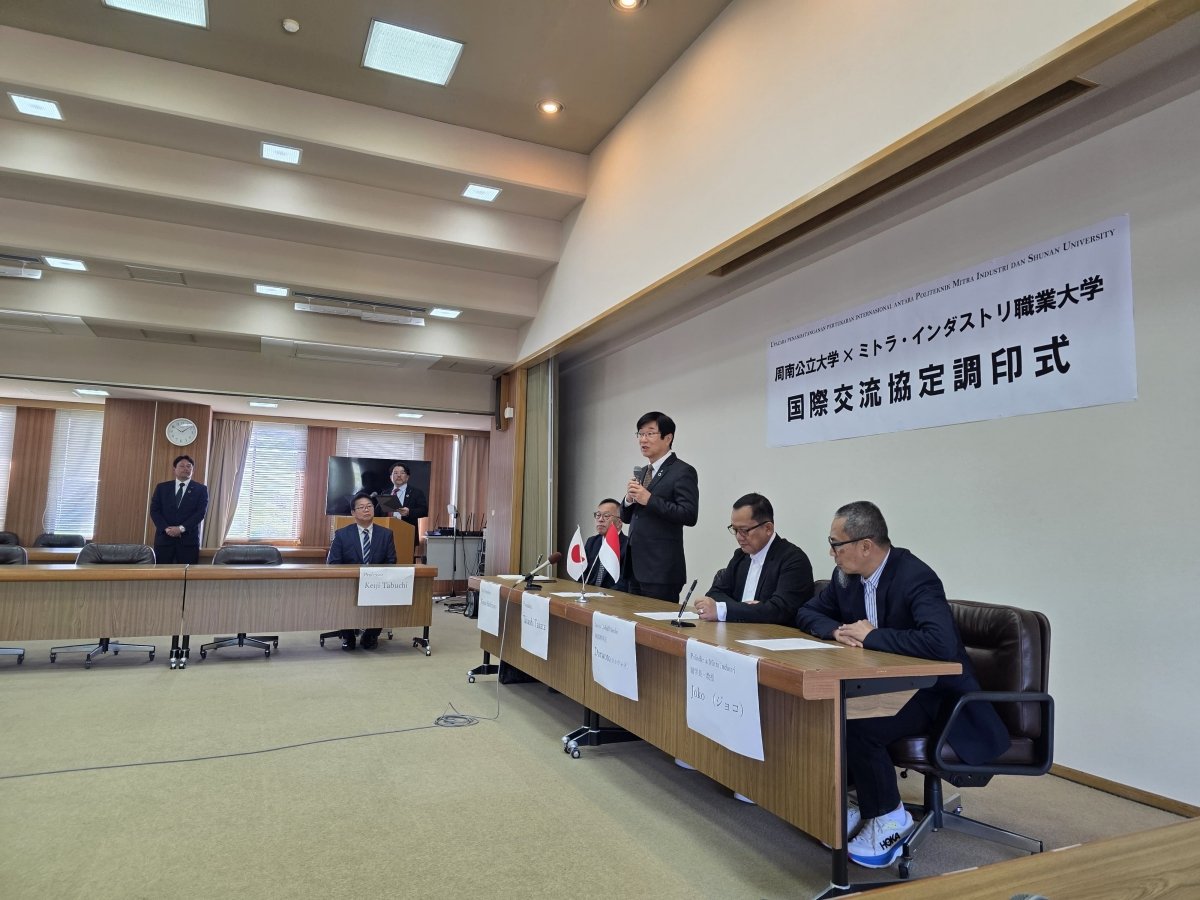 Kerjasama Polmind dengan kampus bereputasi di Jepang