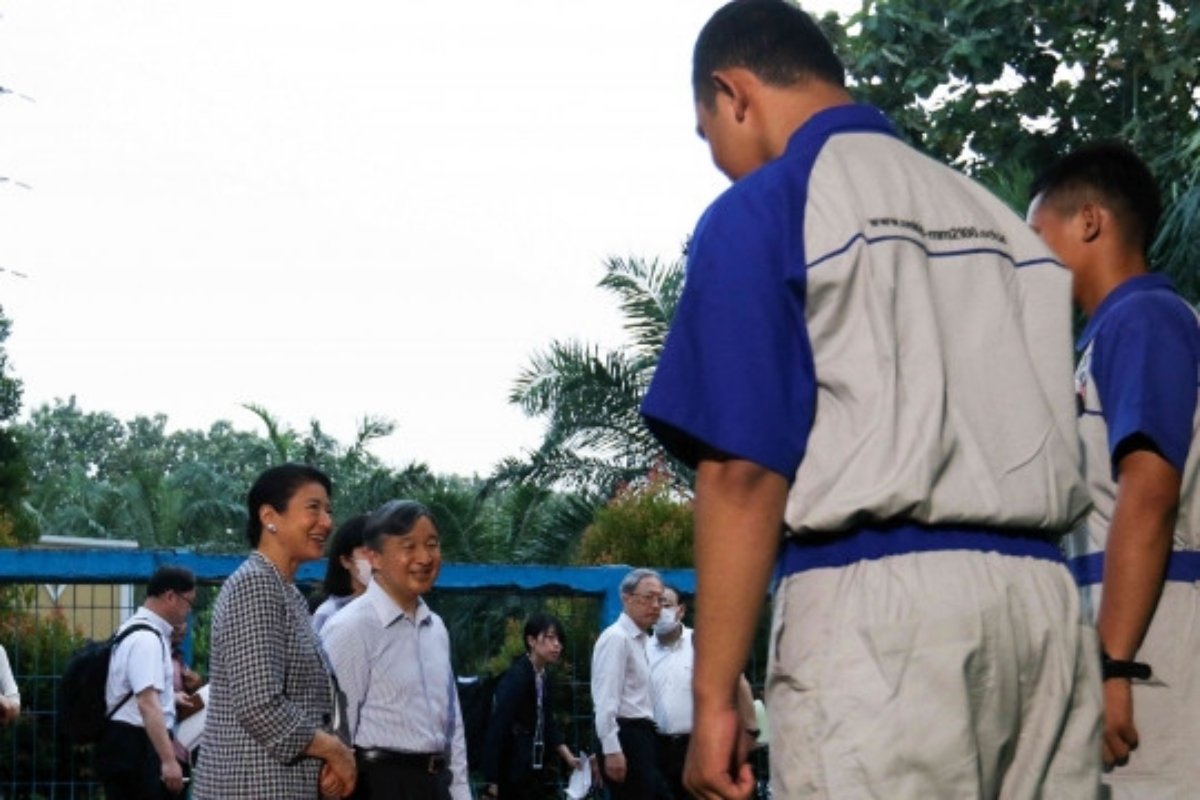 SMK Mitra Industri MM2100, satu-satunya sekolah di Indonesia yang pernah dikunjungi Kaisar dan Permaisuri Jepang