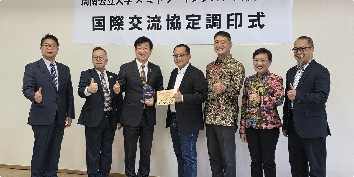 Telah menjalin kerja sama dengan Universitas bereputasi di Jepang.