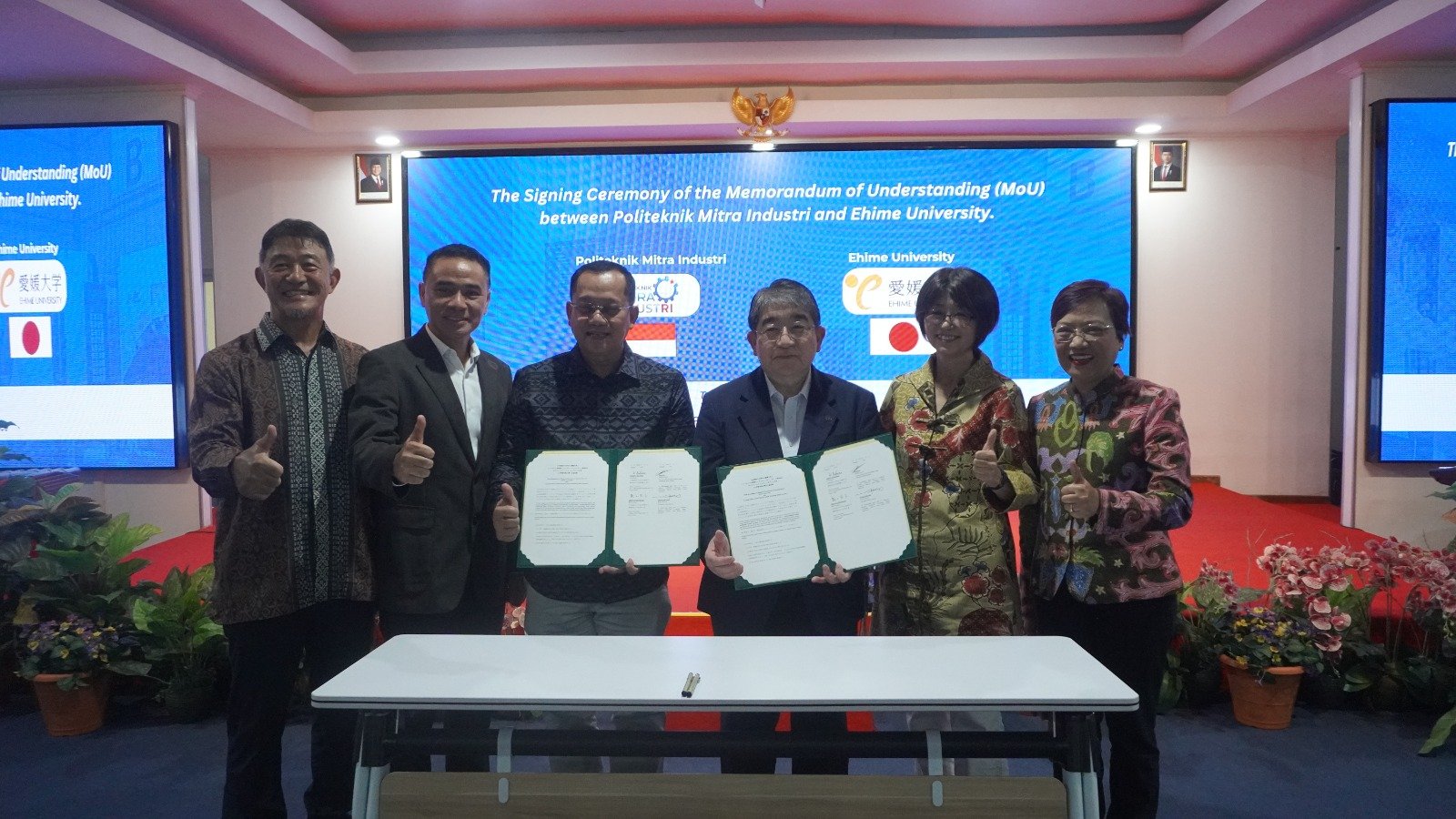 Perkuat Pendidikan Vokasi Berstandar Global, Politeknik Mitra Industri Jalin Kemitraan dengan Ehime University Jepang